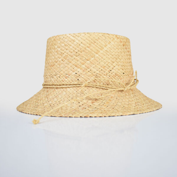 André le Chapelier Bucket Raffia