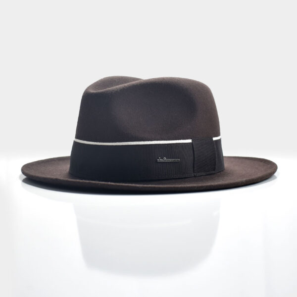 fedora chapeau classic couleur marron pour femmes