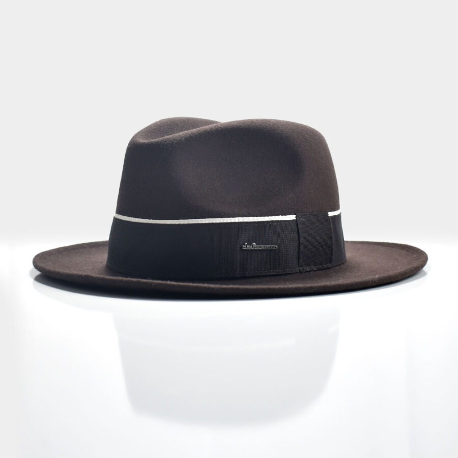 fedora chapeau classic couleur marron pour femmes